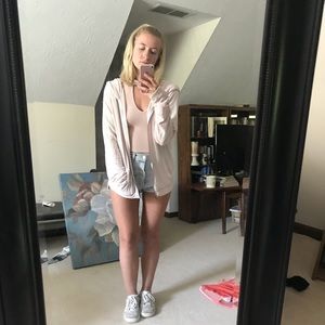 Baby pink Abercrombie sweater!